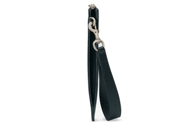 Gucci Logo Leather Wristlet — фото 3