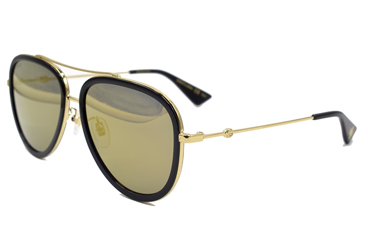 Очки Gucci Aviator Sunglasses Gold