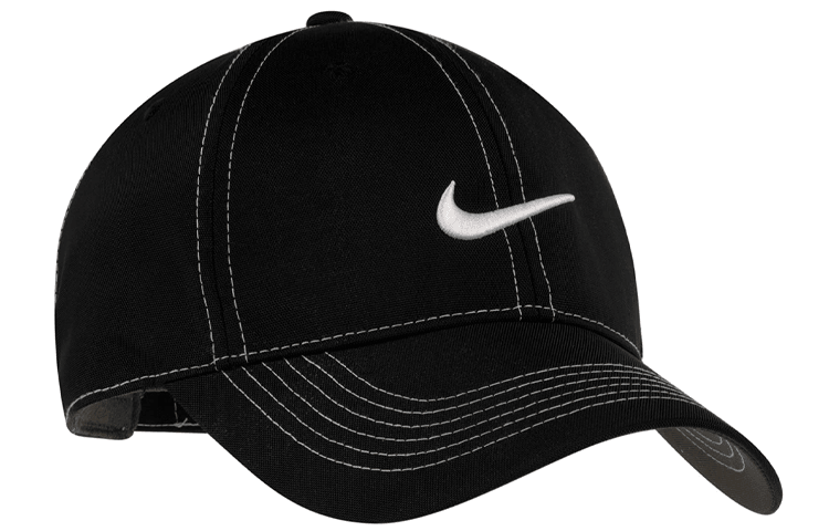 Nike Swoosh Front Cap Black — фото 1