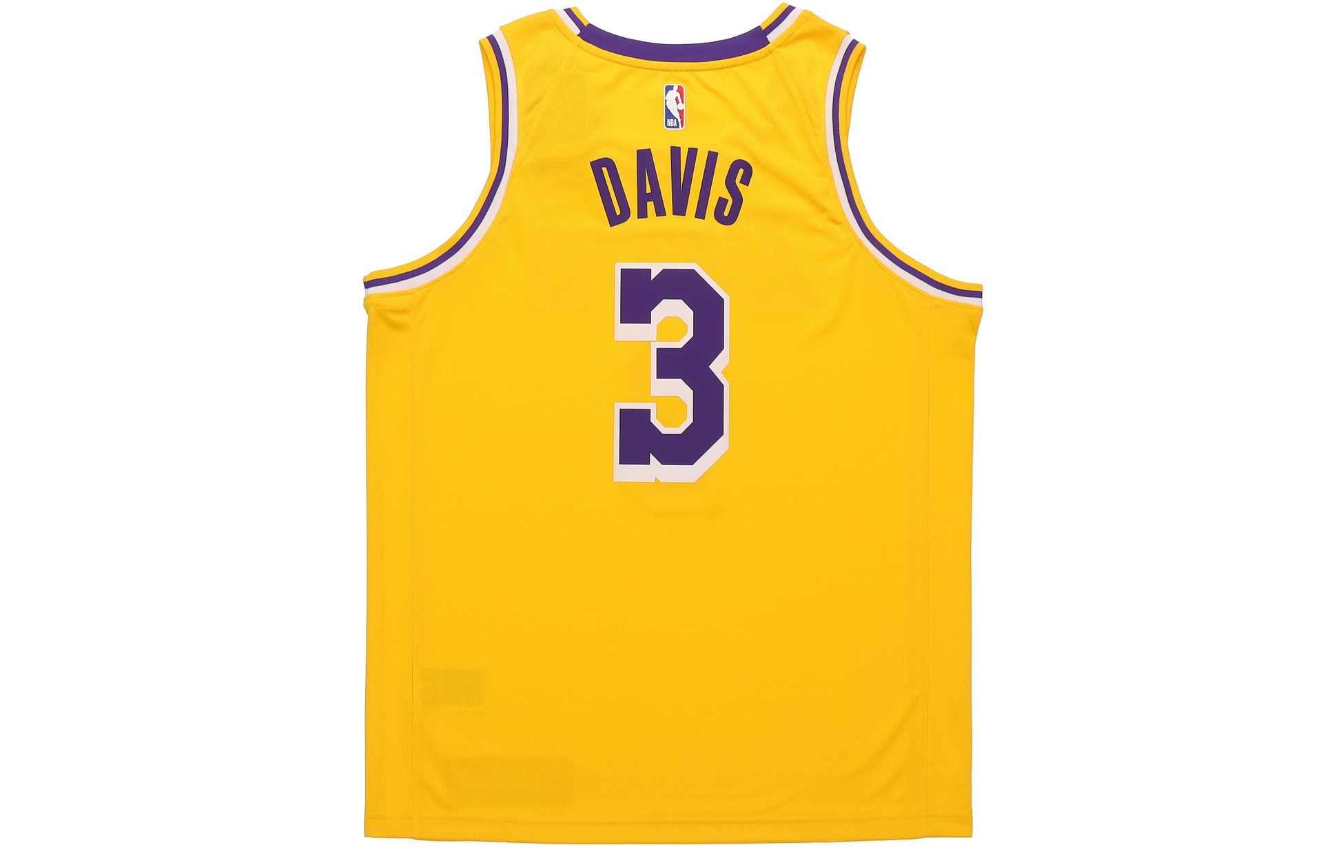 Nike NBA Los Angeles Lakers Davis 3 Jersey Yellow — фото 1