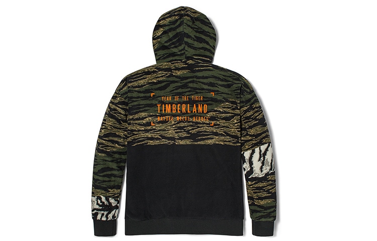 Timberland Tiger Camo Fleece Hoodie — фото 1