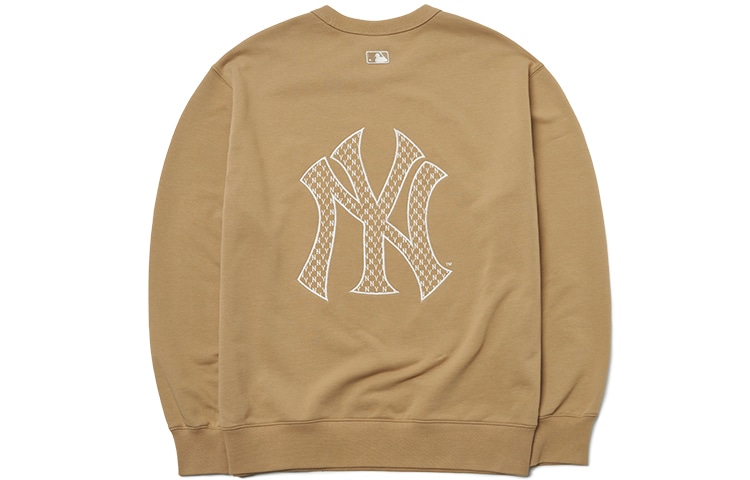 MLB New York Yankees Crewneck Sweatshirt Khaki — фото 1