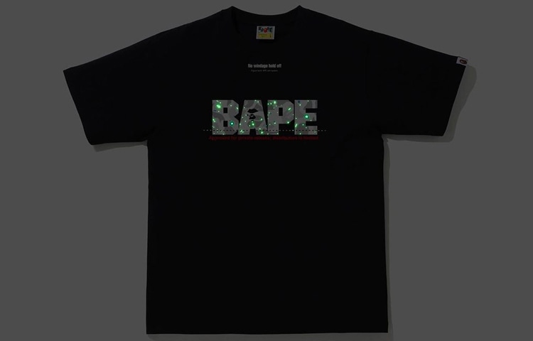 A BATHING APE BAPE SS20 Space Camo Hunting Tee T — фото 2