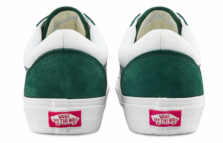Vans Old Skool White Green — фото 9
