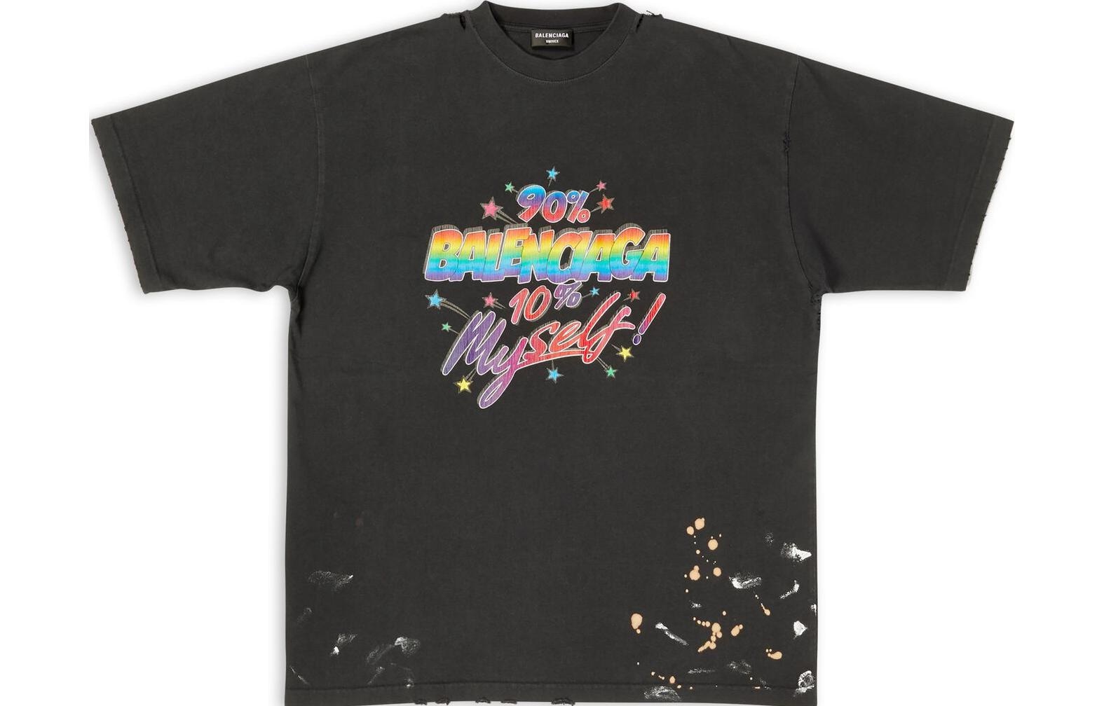 Balenciaga FW22 Black T-Shirt — фото 6