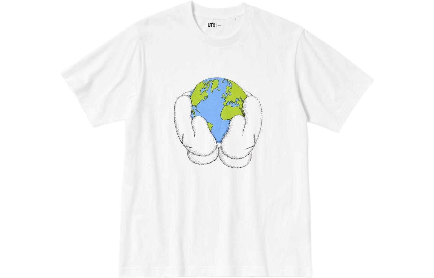 Футболка Uniqlo x KAWS PEACE FOR ALL T-Shirt White