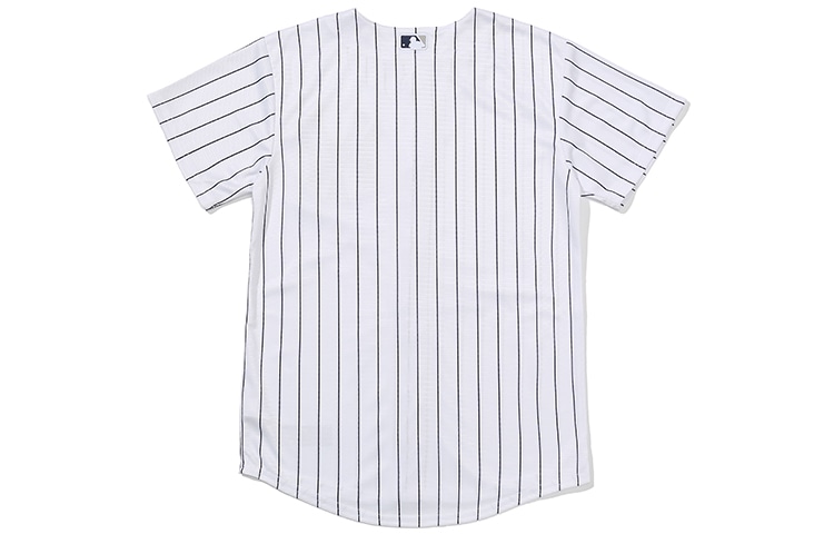 Nike New York Yankees Classic Stripe Black Label Shirt Kids Black White — фото 3
