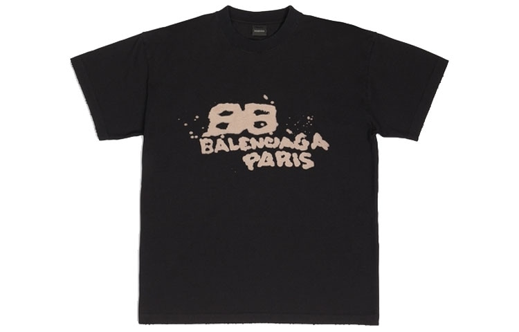 Balenciaga SS23 Hand Drawn Bb Icon LogoT — фото 2