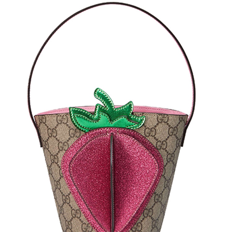 Gucci Strawberry Bucket Bag — фото 7