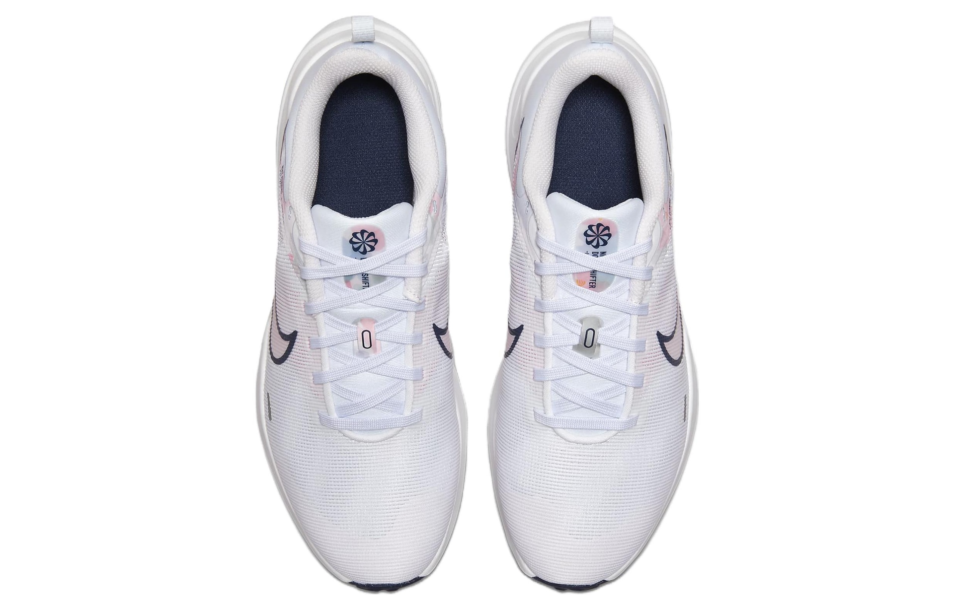 Nike Downshifter 12 White Pink — фото 9