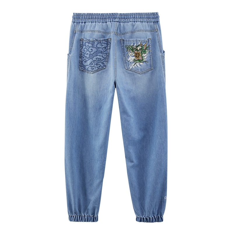 鬼洗 oniarai SS23 Jogger Jeans Denim Blue — фото 1