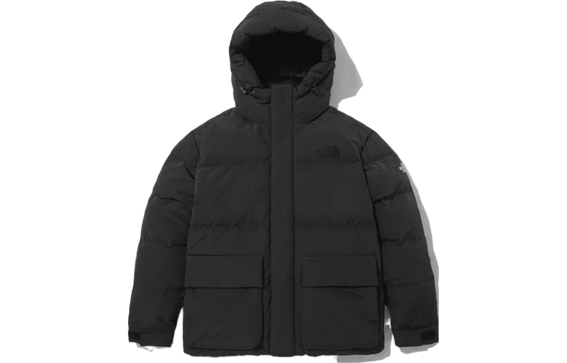 The North Face Logo Print Down Jacket Black — фото 2