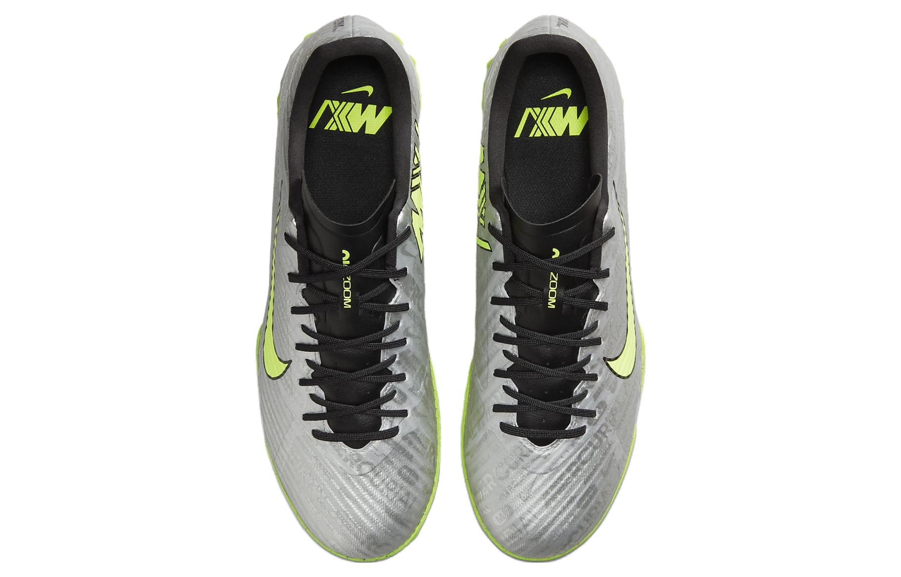 Nike Air Zoom Vapor 15 Academy TF Silver Green — фото 9