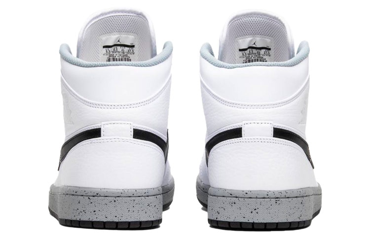 Jordan Air Jordan 1 Mid White Cement — фото 8