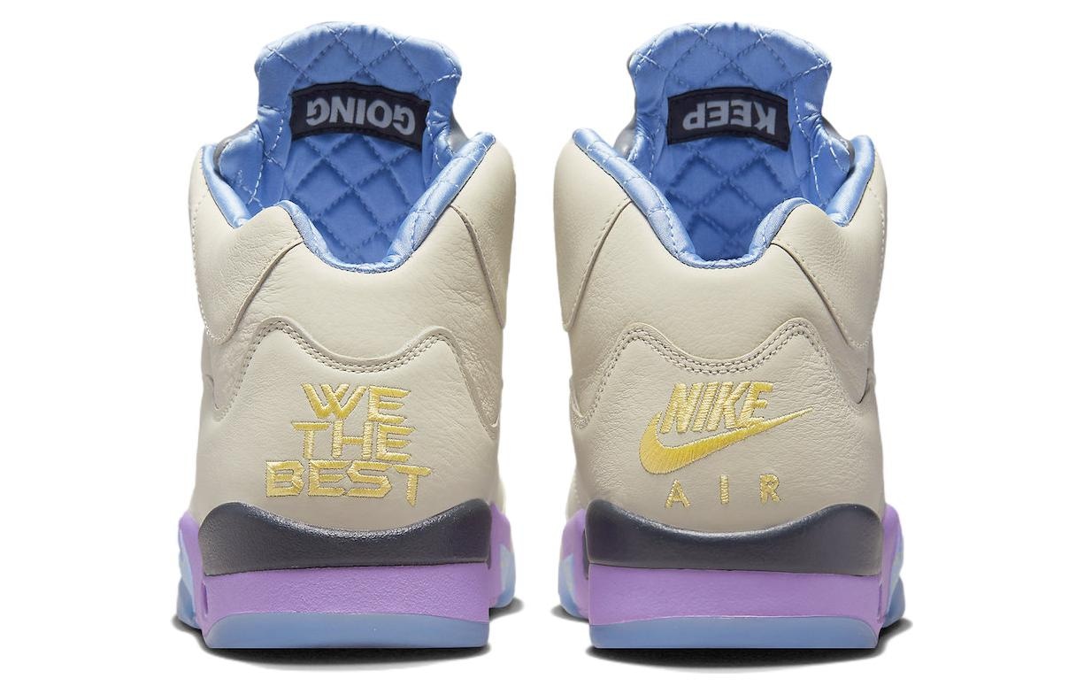 Jordan DJ Khaled x Air Jordan 5 "We The Best" White Purple — фото 10