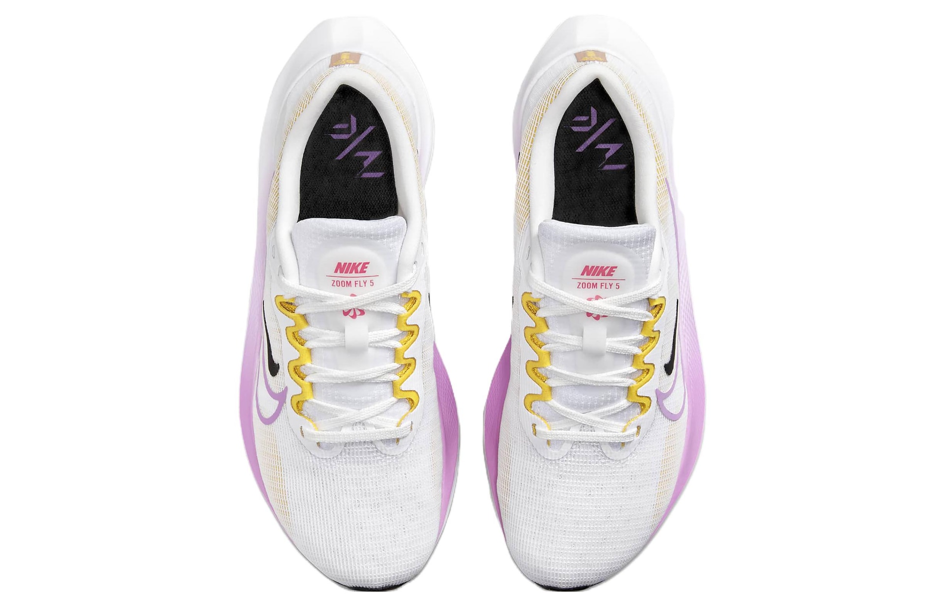 Nike Zoom Fly 5 Pink Orange White — фото 9