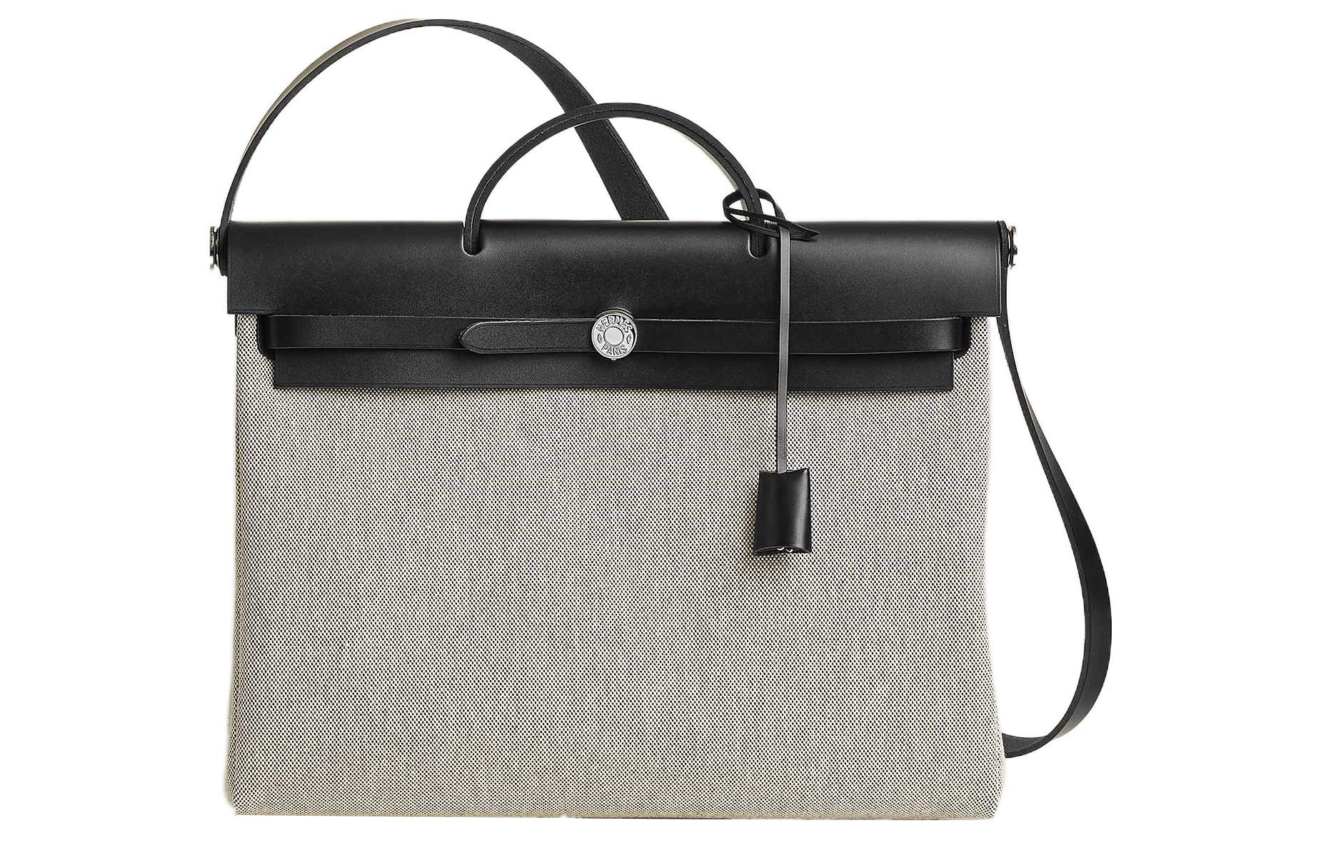 Сумки HERMES/爱马仕 Hermes Herbag 39 Beige Black