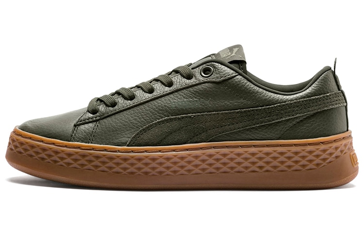 Puma Smash Platform Olive — фото 6