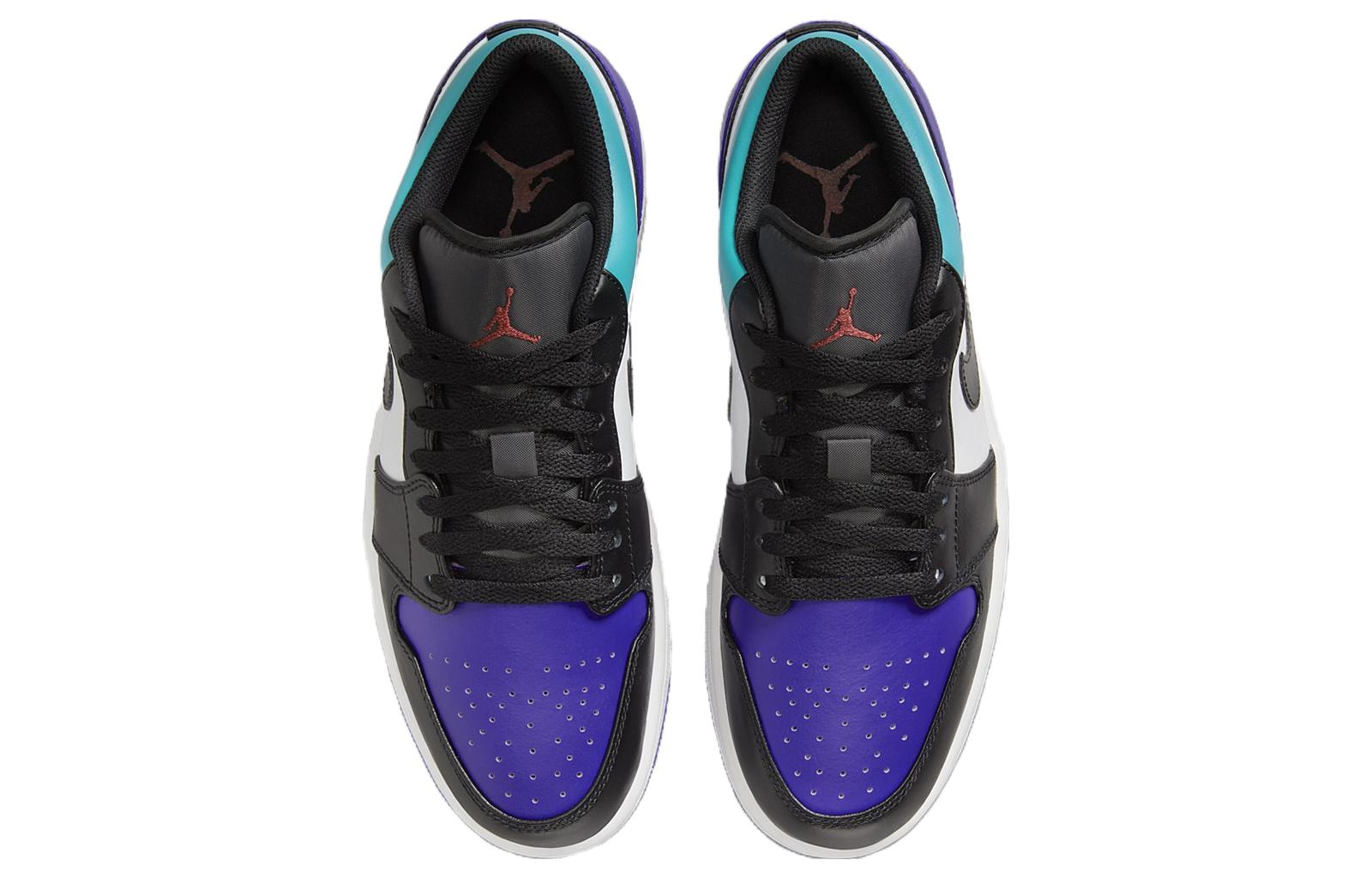 Jordan Air Jordan 1 Low White Black Purple — фото 8