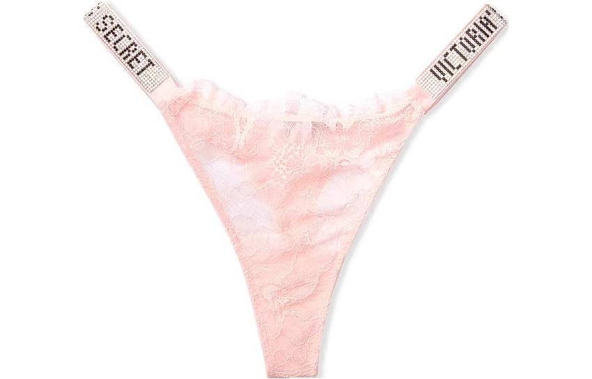 Victoria'S Secret Bridal Lace Panties Pink