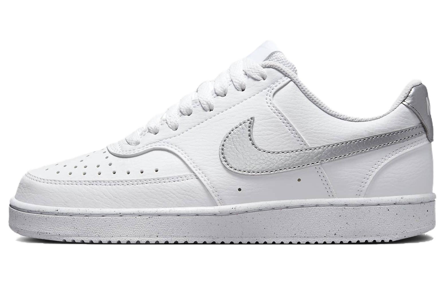 Nike Court Vision 1 Low Next Nature White Silver — фото 6