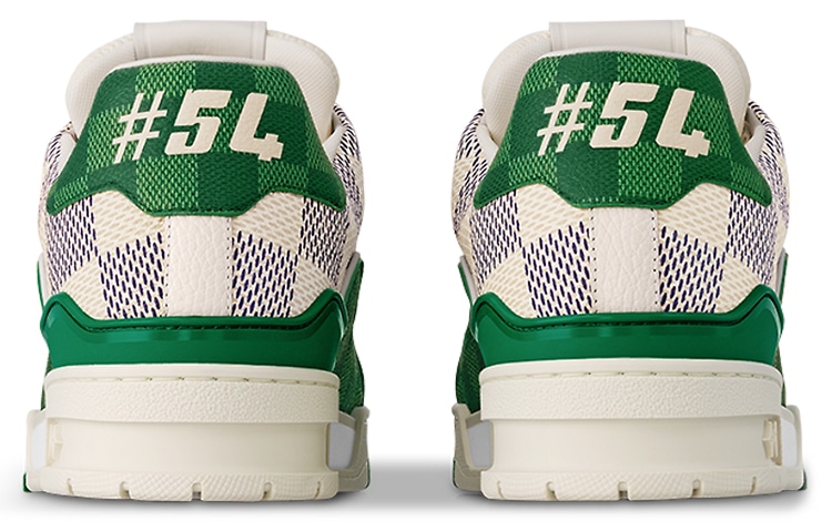 Louis Vuitton Trainer White Green — фото 8