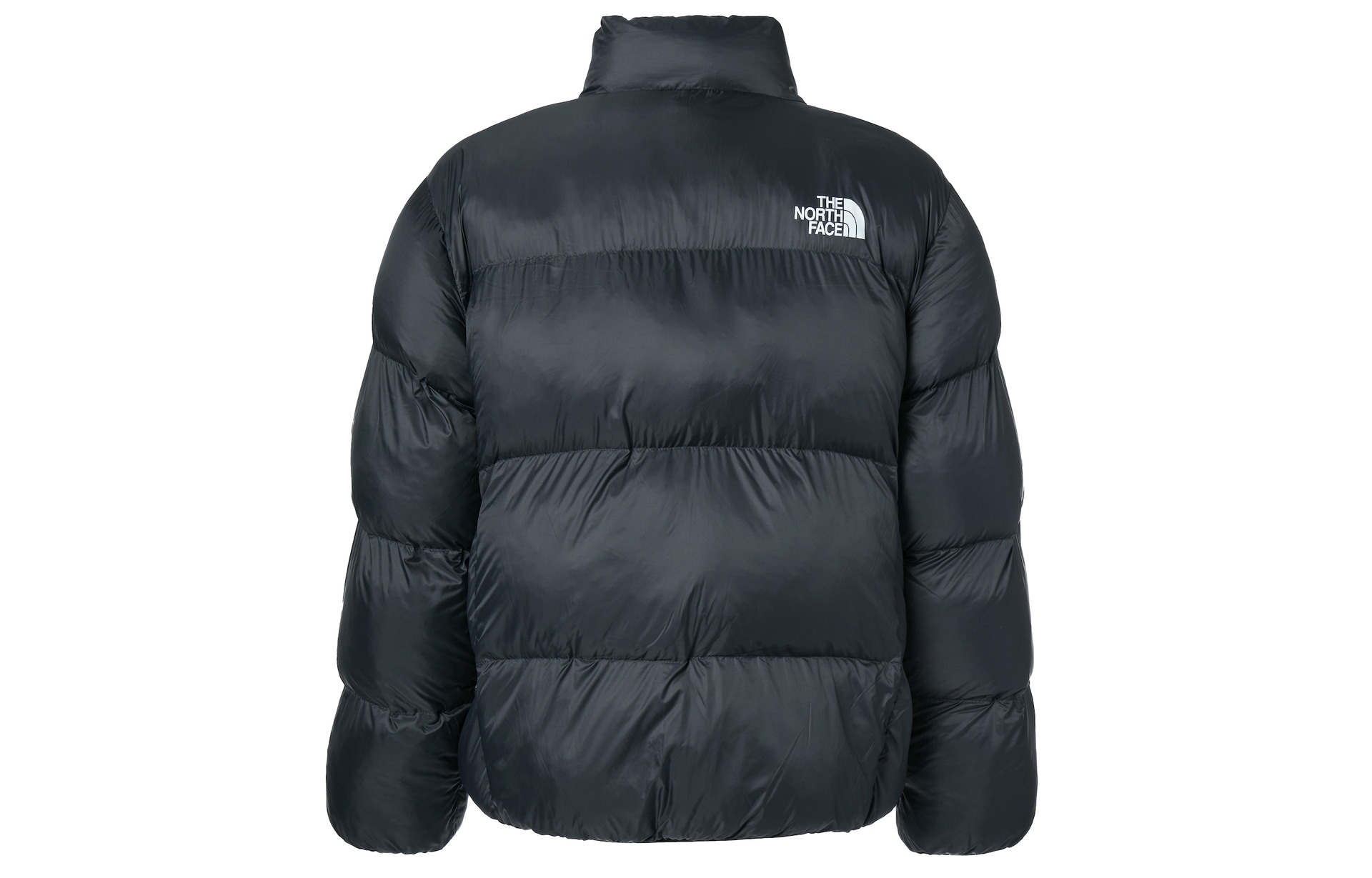 The North Face Logo Print Puffer Jacket Black — фото 1