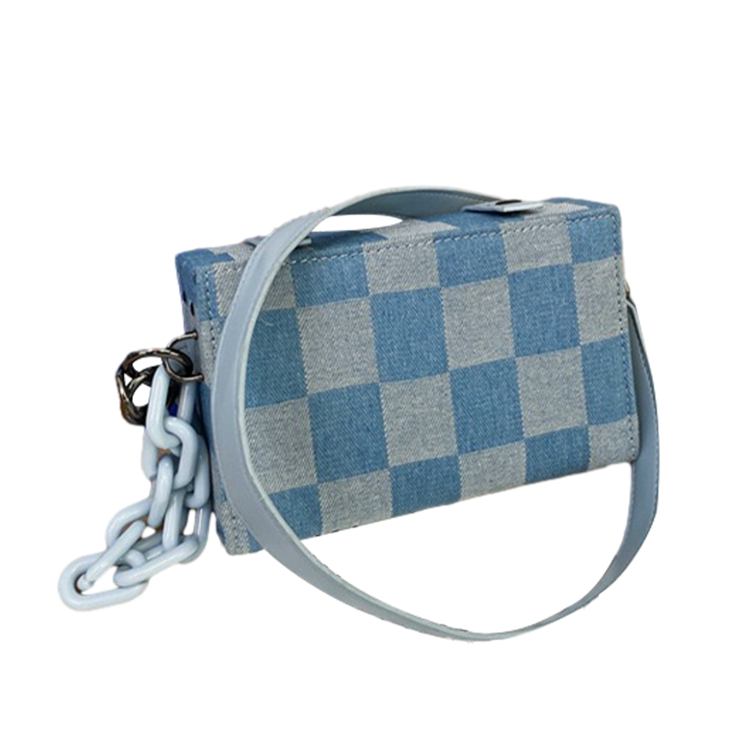 Slazenger Denim Checkerboard Shoulder Bag — фото 4