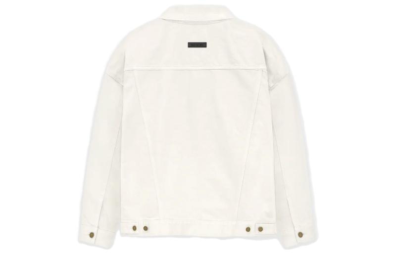 Fear Of God Essentials FW23 Denim Jacket Cloud Dancer — фото 1