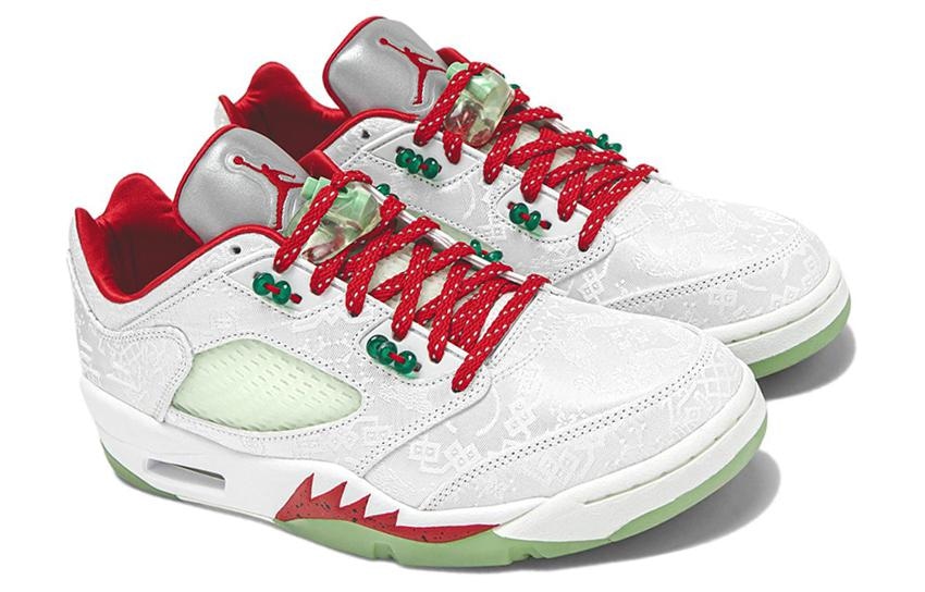 Jordan CLOT x Air Jordan 5 Low White Silk — фото 6