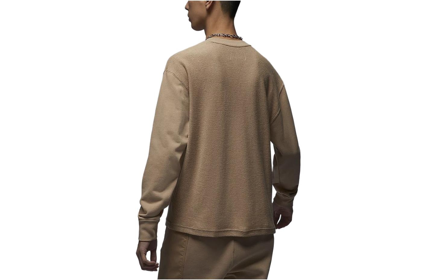 Jordan Flight MVP Crewneck Long Sleeve Tee Khaki — фото 1