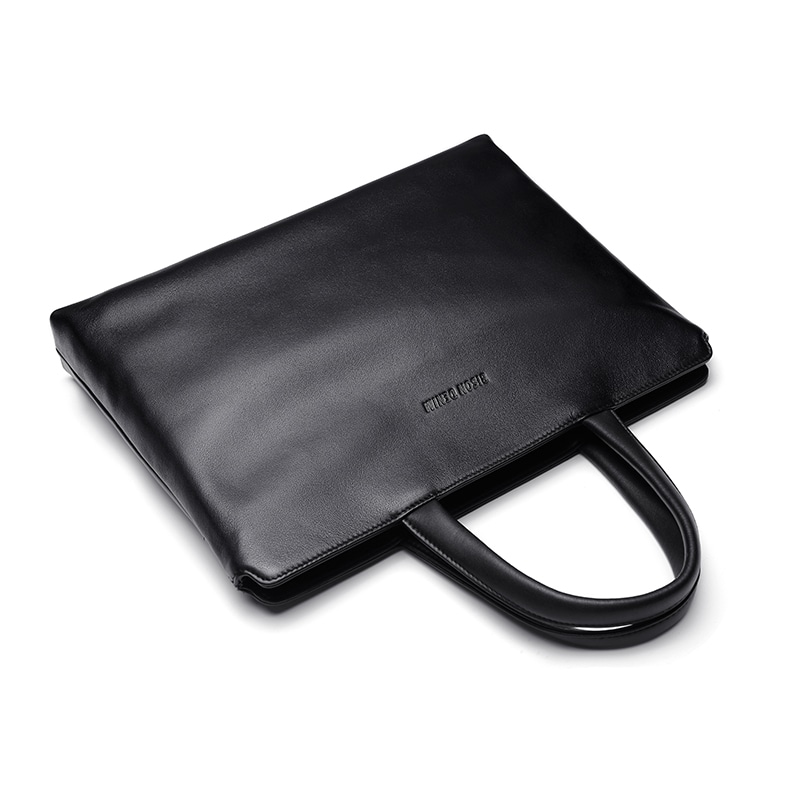 Bison Denim American Bison Horizontal Briefcase Black — фото 5