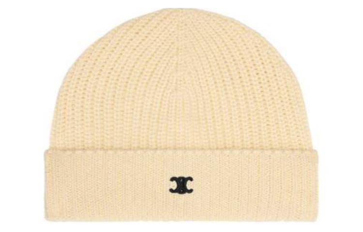 CELINE Logo Embroidered Beanie