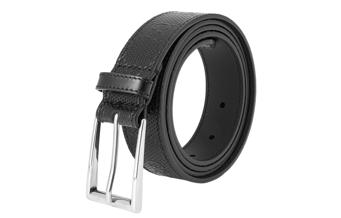 Gucci Leather Belt Black — фото 4