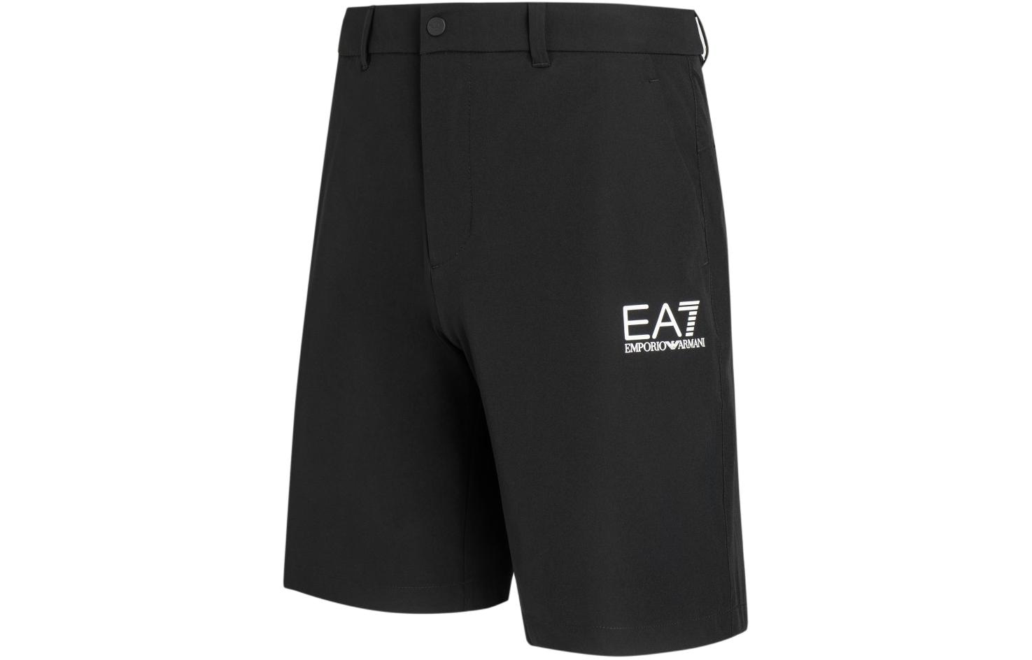Emporio Armani EA7 Black Shorts — фото 2