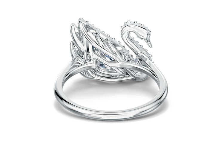 Swarovski Dancing Swan Ring White — фото 2