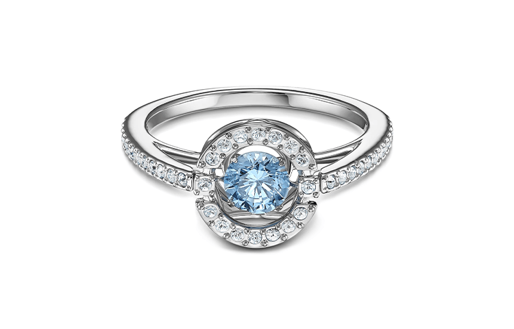 Swarovski Dancing Heart Crystal 125th Anniversary Ring