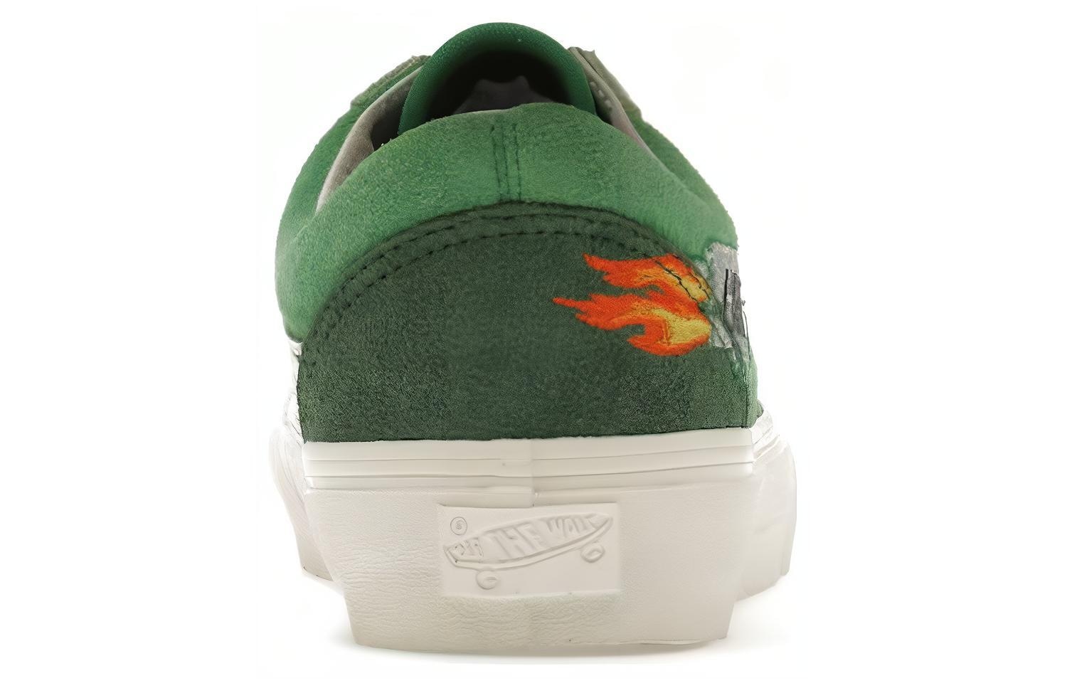 Vans KAR L'Art de L'Automobile x Vans Old Skool Vlt Lx Green White — фото 9