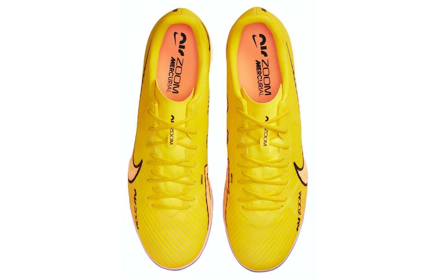 Nike Mercurial Vapor 15 Indoor Yellow Pink — фото 9