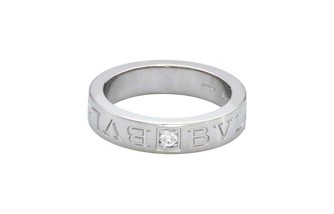 BVLGARI/宝格丽 BVLGARI Bvlgari Series 18K White Gold Diamond Ring