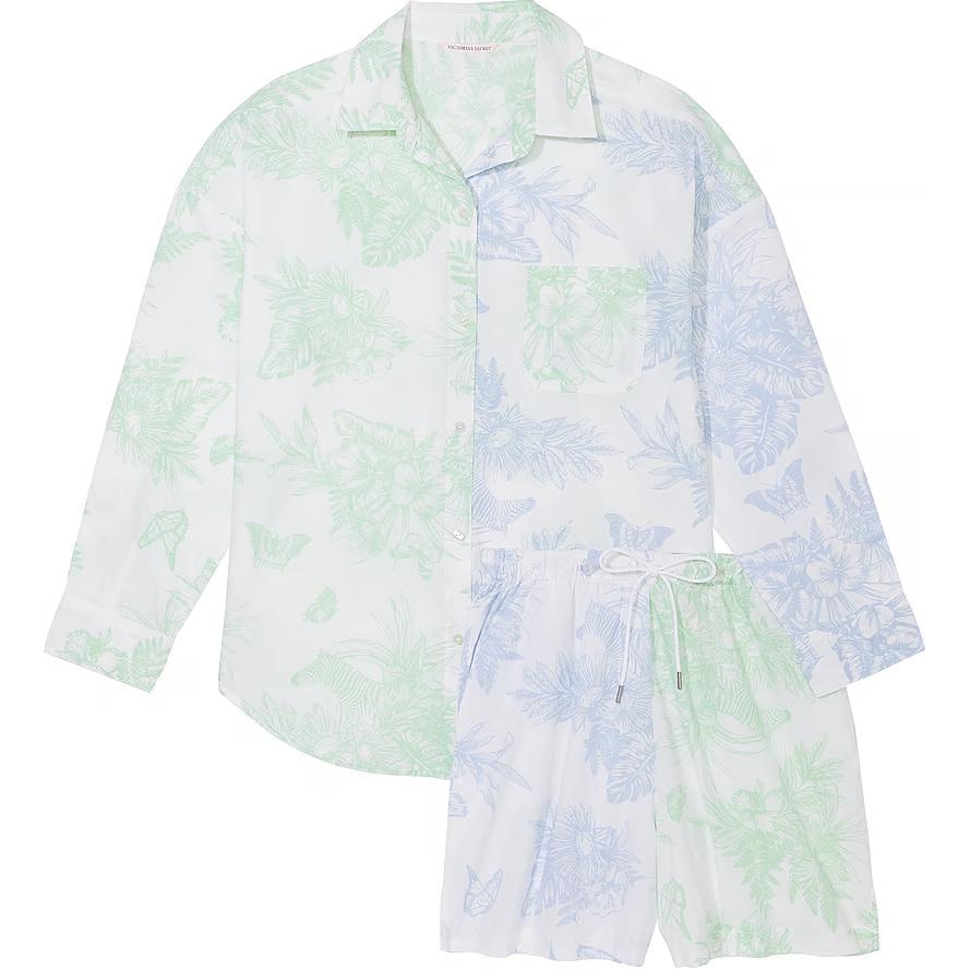 Victoria's Secret/维多利亚的秘密 Victoria's Secret PINK Pajama Set Mint