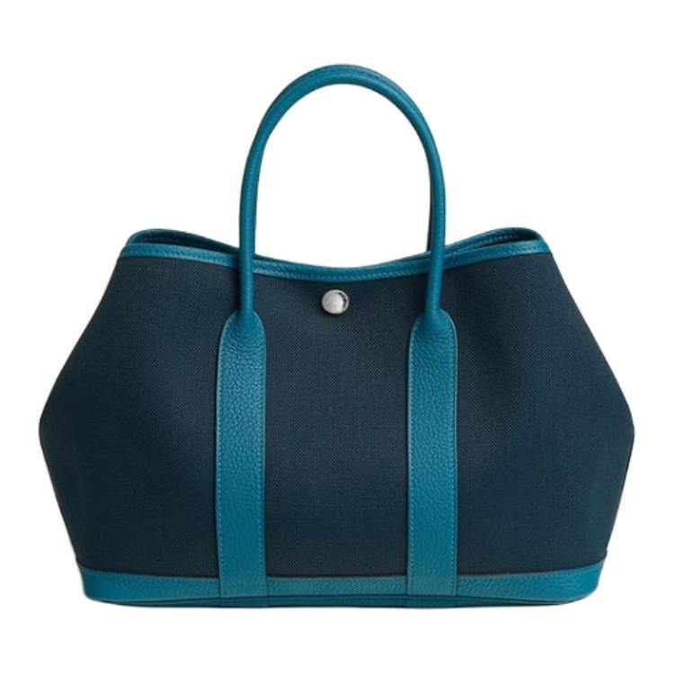 Сумки HERMES/爱马仕 Hermes Garden Party 30 Deep Blue