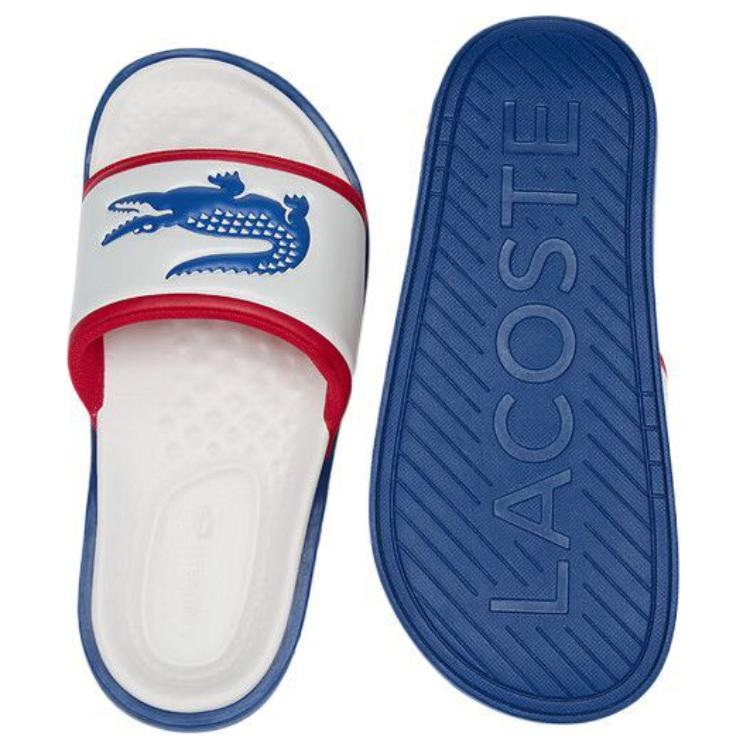 Lacoste Slide Sandals Off-White — фото 7
