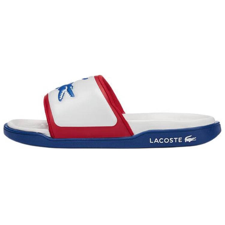 Lacoste Slide Sandals Off-White — фото 4