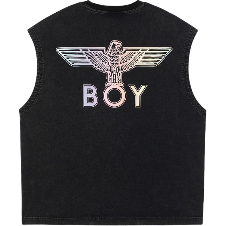 Boy London Sleeveless Logo Tee Grey — фото 1