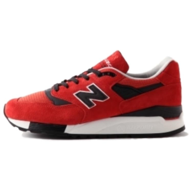 New Balance 998 Red Black — фото 5