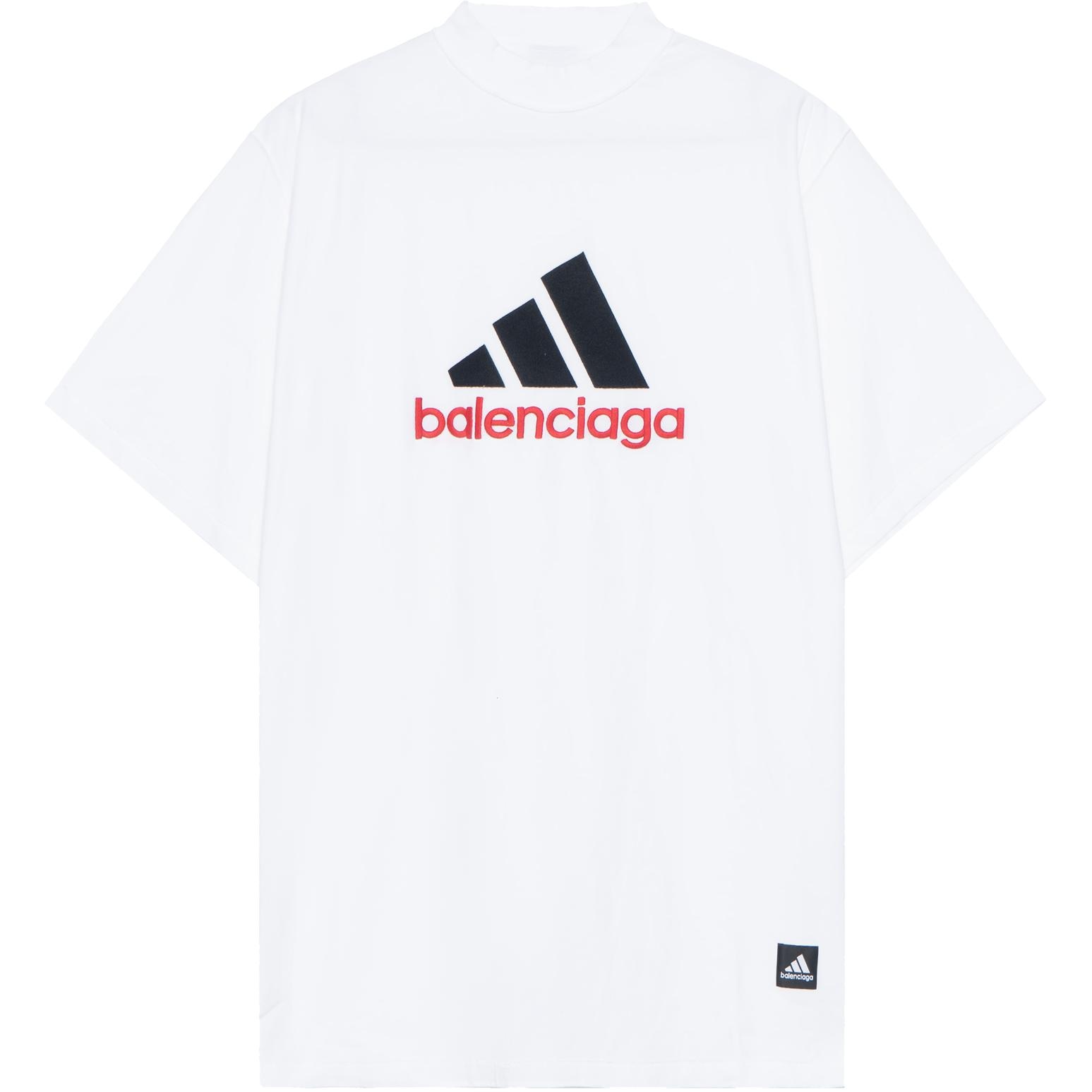 Футболка adidas originals Balenciaga x Adidas Logo T-Shirt White
