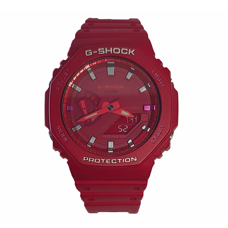Часы CASIO/卡西欧 Casio GA-2100 Hand-Painted Coral Red
