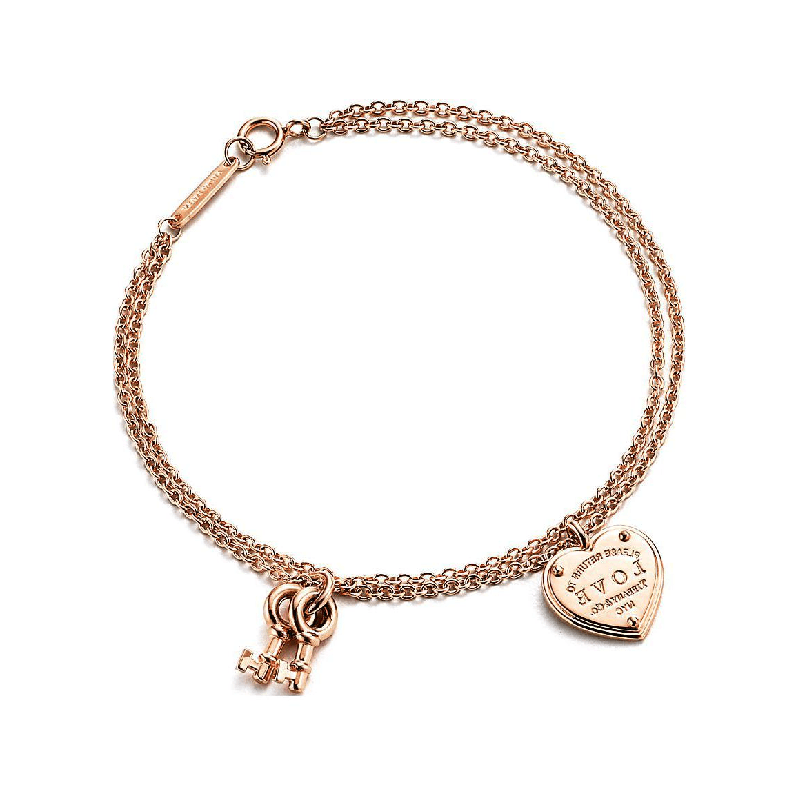 Tiffany & Co. Logo 18K Rose Gold Bracelet — фото 1
