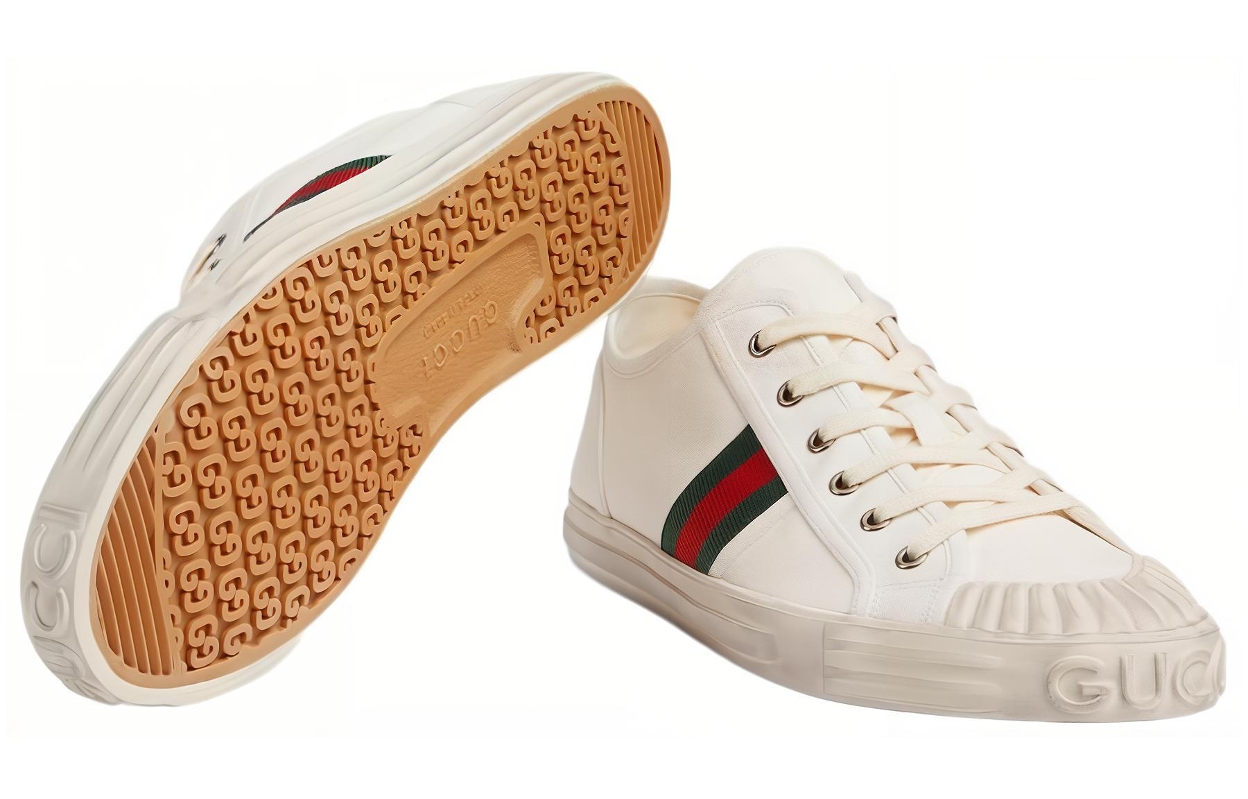 Gucci Low Top Sneakers White — фото 11
